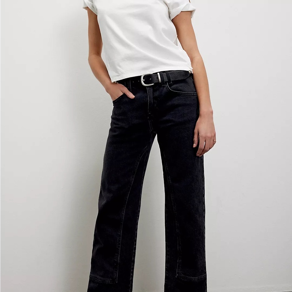 Free People Risk Taker Women's Black Jeans